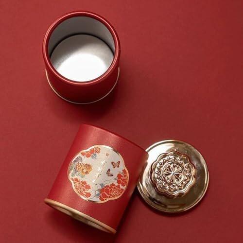 Abbdbd 6pcs Metal Tinplate Empty Tea Tins Stylish Mini Boxes for DIY Candles, Dry Storage, Spices, Tea, Sweets, Party Favors - Image 4