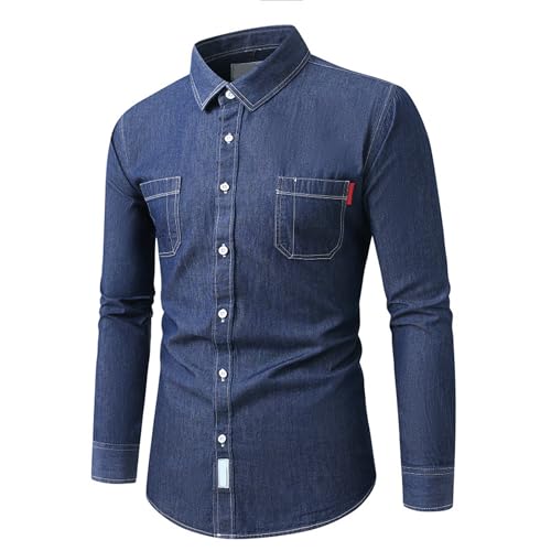Chemise en jean homme coupe ajustée idéale pour vos sorties et weekends