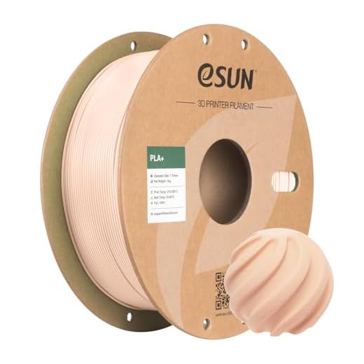 eSUN Filamento PLA+ 1.75mm, Filamento per Stampante 3D PLA Plus, Precisione Dimensionale +/- 0.03mm, Bobina da 1kg (2.2 libbre) Filamento per Stampa 3D per Stampanti 3D, Beige