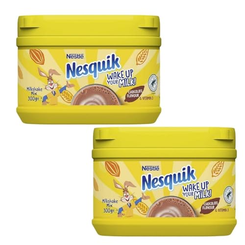 Nestle Nesquik Batido de chocolate, 300 g, paquete de 2 (300 g x 2)