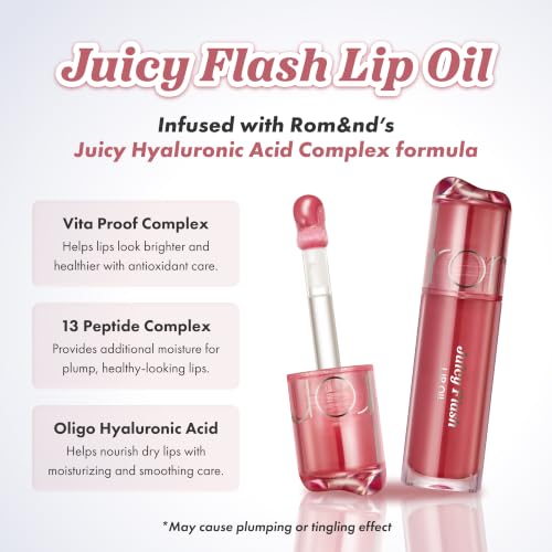 Image of rom&nd JUICY FLASH LIP OIL 06 GRAPE FIG