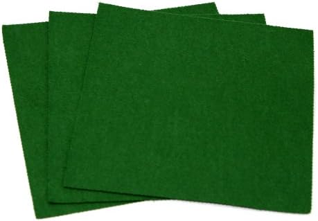 12" x 12" Squares Plain Acrylic Craft Felt Fabric - Olive Green - per sheet
