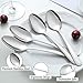 Pleafind 36 Pieces Teaspoons Set (6.2 inch), Spoon Silverware, Stainless Steel Tea Spoons, Mirror Polished Small Teaspoon, Dessert Spoons for Home, Kitchen, Restaurant, Dishwasher Safe