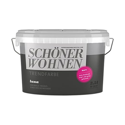 2,5 Liter Schöner Wohnen Trendfarbe matt LUNA