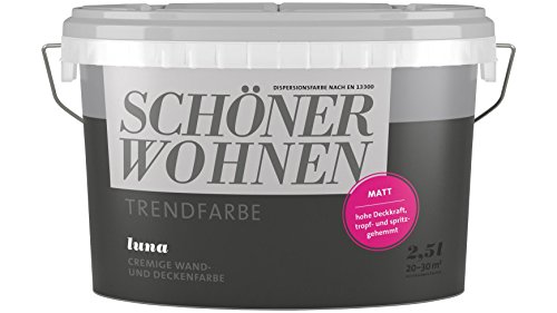 Schöner Wohnen 2,5 Liter Trendfarbe matt LUNA