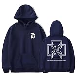 YIDHGQ Duki - Sudadera con Capucha Unisex a la Moda,Estampado De ModaCómoda Sudadera,Azul,S