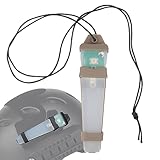 Outdoor Sports Safety Survival Signal Light Waterproof Indicators,Airsoft Paintball Hunting Military Tactical Helmet Accessories (Tan/Orange)