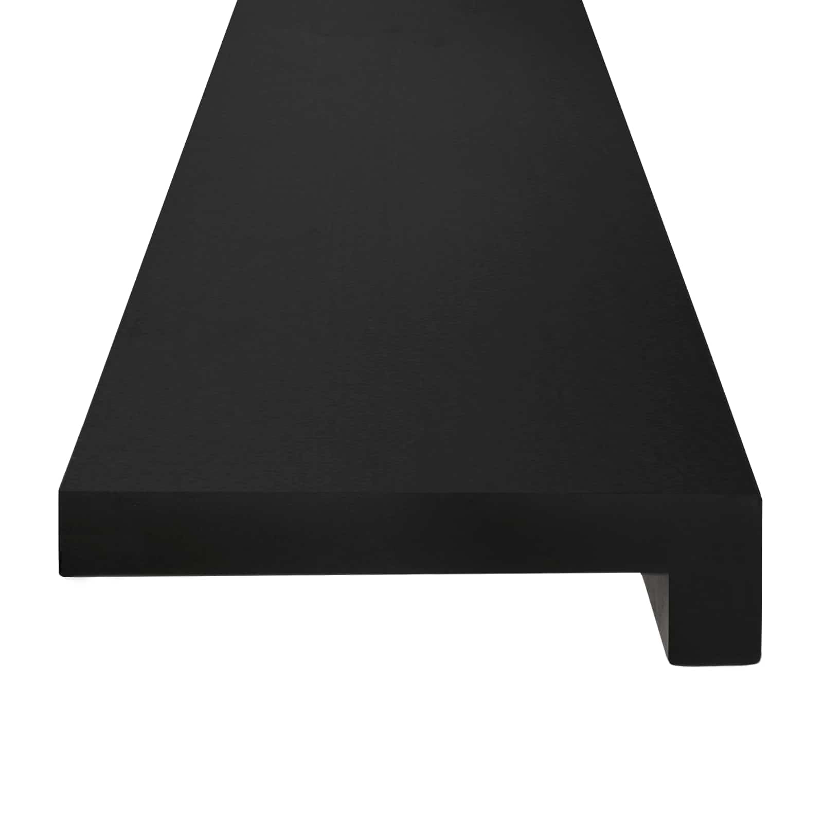 Schody schodowe 12 szt. 120 x 25 x 2 cm czarny