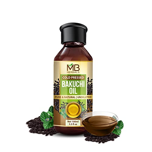 MB Herbals Bakuchi Oil 100ml 100% Pure Psoralea corylifolia Oil For External Use Only