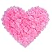 BESKIT 3000 Pcs Artificial Silk Rose Petals Unscented Non-Woven Flower Petals for Valentine Day Wedding Flower Decoration (Pink)