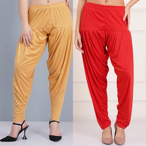Image of Buy That Trendz Patiala Pant for Women Viscose Relaxed Fit Dhoti Patiyala Salwar Harem Style Bottom Pants