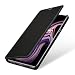 Produktbild STILGUT Book Type Lederhülle für Samsung Galaxy Note 9. Seitlich klappbares Flip-Case aus Echtleder, Schwarz Nappa
