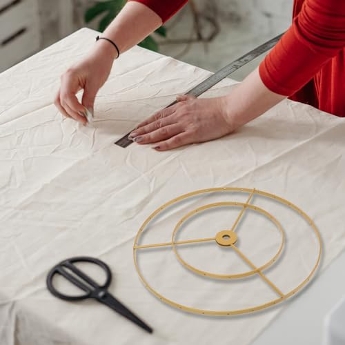 Cadre d'abat-jour E27 double couche en fer forgé au design moderne