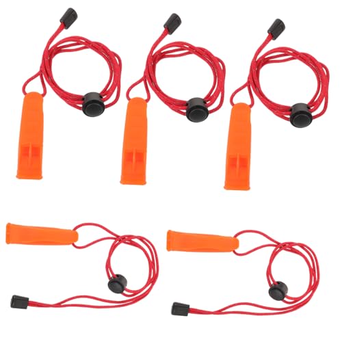 Juego de 5 silbatos Hemoton para deporte y exteriores miniatura 1
