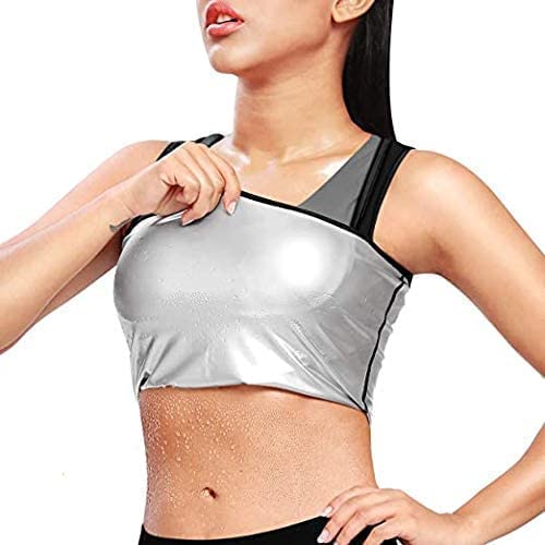 Chaleco de sauna para mujer, de primera calidad, de polímero, para entrenamiento, sauna, para correr, trotar, Negro, XXL/3XL Cover