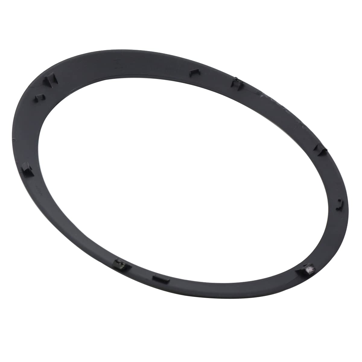 Scheinwerfer-Zierringblende für Fahrer- und Beifahrerseite, glänzend schwarz, kompatibel mit Mini Cooper 2007–2014 R56 R56 R57 R58 R59