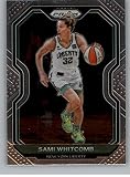 2021 Prizm WNBA #73 Sami Whitcomb New York Liberty Official Panini Basketball Trading Card (Stock Photo Used, Centering Varies, straight from Pack and Box)