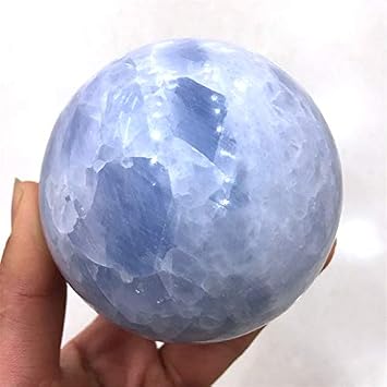 1pc 60-70mm Natural Aquamarine Crystal Sphere Balls for Decorative