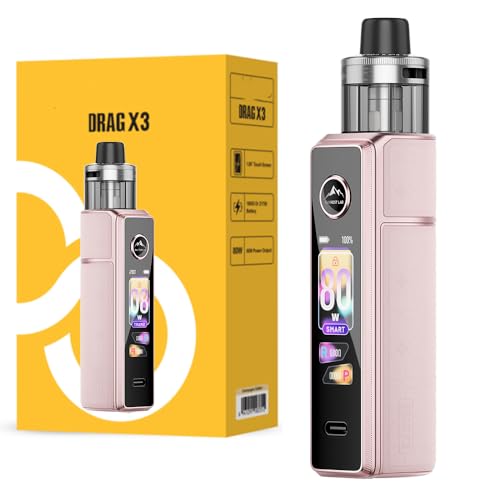 DRAG X3, For VOOPOO DRAG X 3 Pod Kit 80W - PNP X Cartridge DTL (PNP X 0.3 Ω + PNP X 0.15Ω) - E-cigarette - Sans nicotine, Sans Batterie