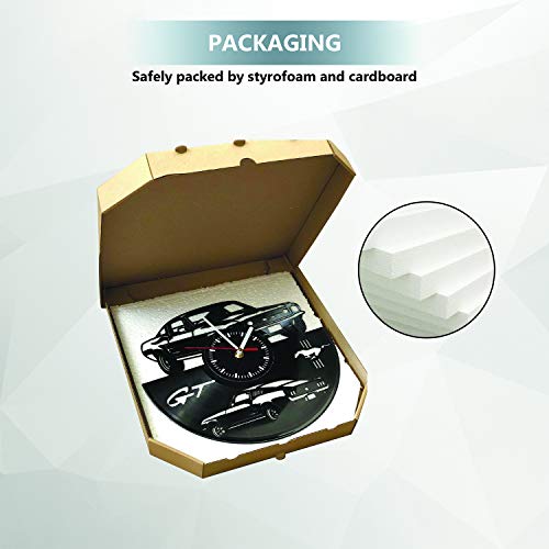 Kovides Guitar Songs Birthday Gift Idea Music Wall Clock 12 Inch Guitars For Man And Woman Music Original Home Decor Guitar Songs Vinyl Record Wall Clock Guitar Handmade Clock #TOP6