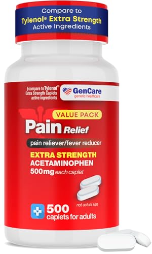 GenCare - Extra Strength Pain Relief Acetaminophen 500mg (500 Caplets)