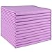 Price comparison product image HOMEXCEL Microfibre Glass Cleaning Cloths 12 PK, Lint Free Streak Free, Reusable Cleaning Cloth for Cleaning Windows, Glasses, Mirrors, Screens, Stainless Steel, and More Purple-30X30 CM