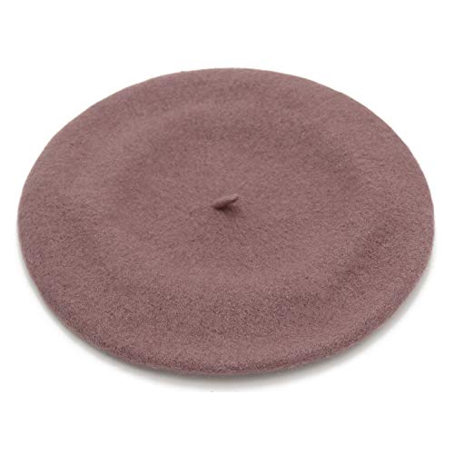 Wheebo Wool Beret Hat,Solid Color French Style Winter Warm Cap for Women Girls Lady (Cameo Brown) by Wheebo - Used condition - Image 2
