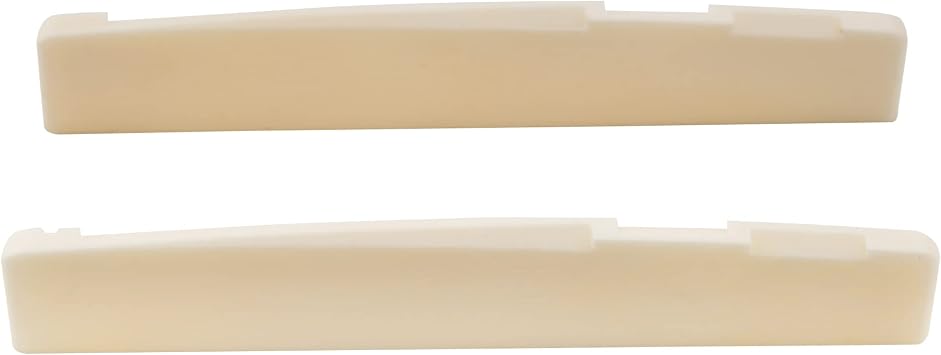 Musiclily Acoustic Guitar Compensated Bone Saddle 76x3x13mmPack of 2