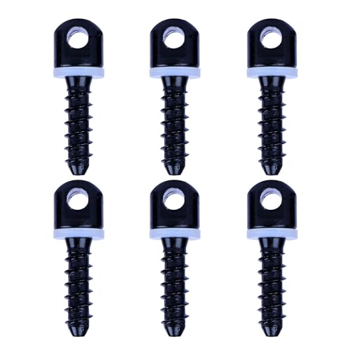 Sling Swivel Studs, Paquete de 6 Tornillos para Madera de 3/4 pulgada miniatura 1