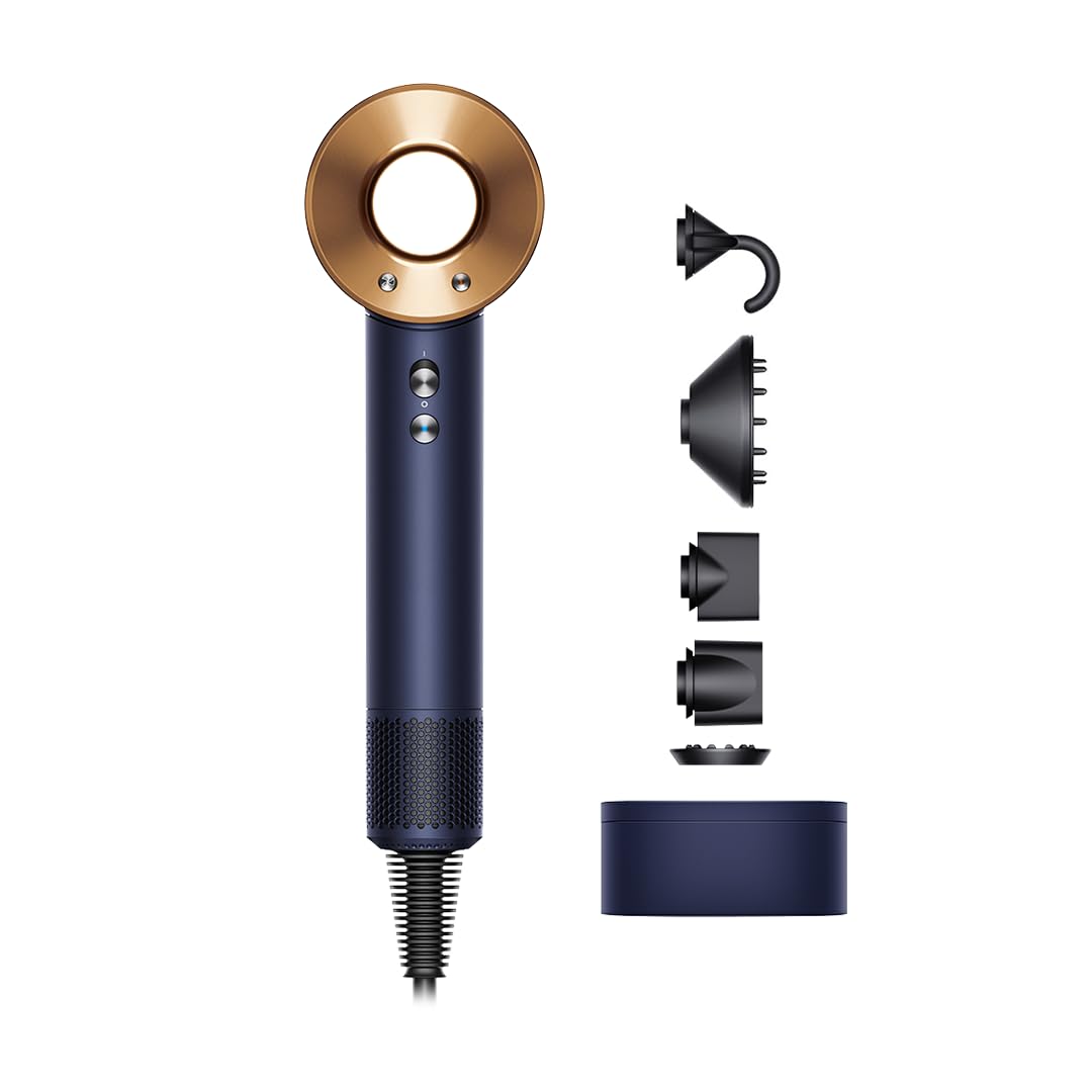 Dyson Supersonic™ Hair Dryer|Fast Drying|No Heat Damage|5 attachments|7 styling, 3 Speed & 3 Heat Settings|Travel Friendl...