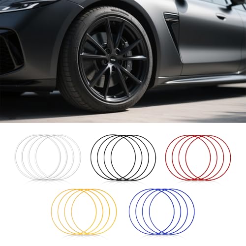 image for ZOOMKEY Rim Protector for Car Wheels - Set of 4 Automotive Alloy Wheel