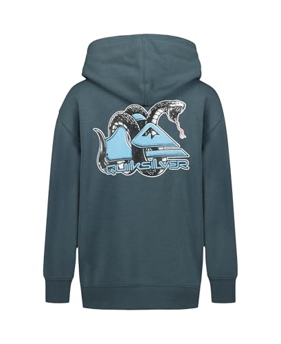 Image of Quiksilver Boys' Pullover Hoodie Sweatshirt, Soft & Comfortable Fleece, Front Pocket