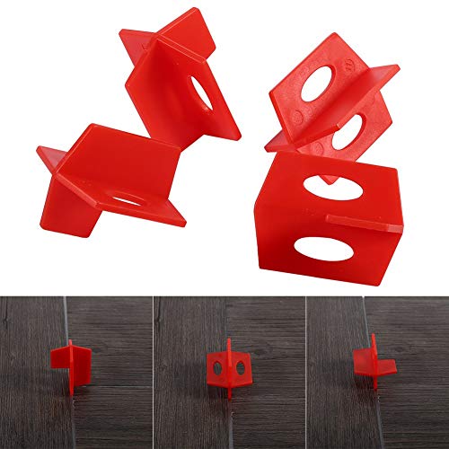 50 Unids Sistema de Alineación de Nivelación de Baldosas Reutilizables Establece 3 Lado Nivelador de Azulejo en Forma de T espaciador para 2mm Brecha de Azulejo Cerámico