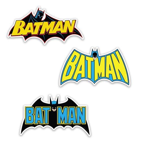 Elektroplate Batman Vintage Logo Dynamic Car Decals Set of 3