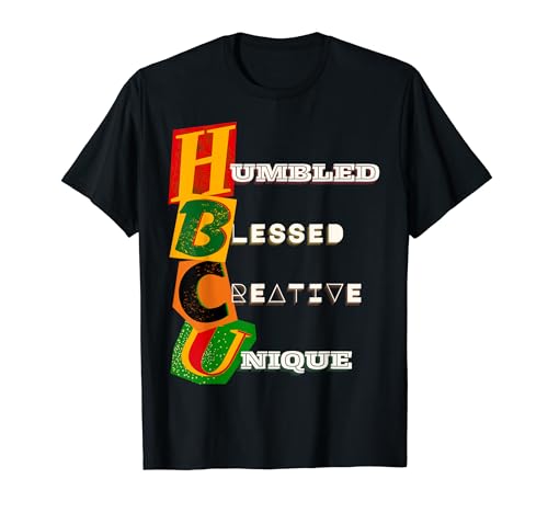 Diseño de cartas para revistas HBCU Apparel Camiseta