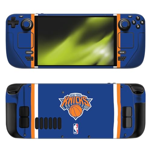 Skin vinyle premium Steam Deck OLED New York Knicks sous licence officielle NBA