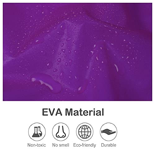 Image of Rain Poncho for Kids Boys Girls - 2 Pack Reusable Waterproof Rain Coat Jacket for Teen Disney, Clear Pink Yellow Blue Purple