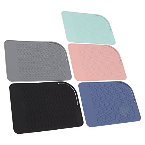 Set de 5 Tapetes de Silicona para Plancha y Rizador miniatura 6