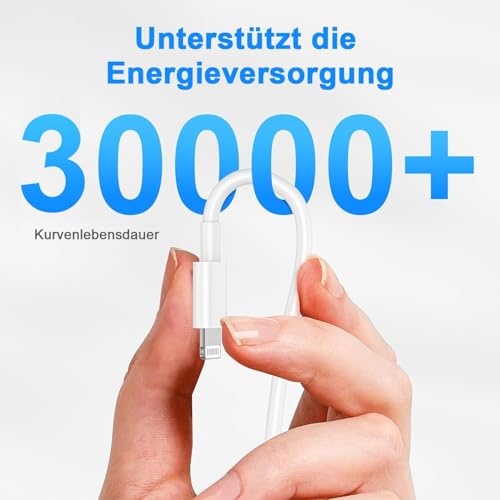IPhone Ladekabel 1Pack 0.2M USB auf Lightning Kabel MFi Zertifiziert für Apple Schnellladekabel,für IPhone 14/13/12/11/Pro/ProMax/Mini/XS/XR/MAX/X/8/7/6/6s/Plus/SE/iPad Mini