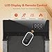 Walking Pad Treadmill with Incline, ADREAM Foldable Under Desk Treadmill, Portable 2 in 1 Walking Running Machine with Remote Control and LED Display