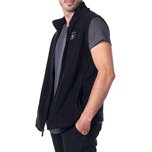 HAMMER ANVIL Mens Lightweight Full Zip Fleece Vest Sleeveless Jacket4