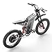 Freego X2Pro Electric Motorcycle for Adults, Electric Dirt Bike Teens 6000W(Peak) Motor 60V/30Ah Battery,50MPH/7 Speed Off Road Electric Bicycle,19x2 Full Suspension/Four-Piston Hydraulic Brake (Grey)