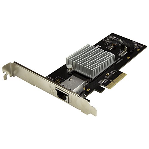 StarTech.com 1 Port 10G PCIe Network Card - 10GBase-T/NBASE-T - RJ45 Port - Intel X550 Chipset - Ethernet Card - Network Adapter - Intel NIC Card (ST10000SPEXI)