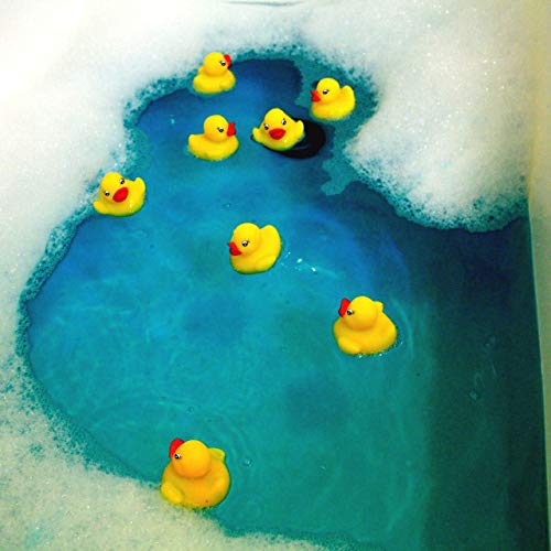 Novelty Place 12Pcs Rubber Duck Float Ducky Baby Bath Shower Toy, Yellow Mini Bath Duckies For Toddlers And Kids Birthday Gift Party Favor Bathtub Decoration #TOP3