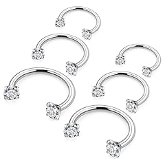 silvertone,18g,inner DIA.8/10/12mm