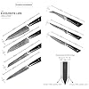 Damascus-Knife-ZILNEHZ-8PCS-Knife-Set-with-Block-Kitchen-Utensils-Set-Knife-Block-Set-German-Engineered-Knife-Informed-by-over-100-Years-of-Masterful-Knife-Making-Family-Gatherings-Daily-Household-Use Damascus Knife ZILNEHZ 8PCS Knife Set with Block Kitchen Utensils Set Knife Block Set German Engineered Knife Informed by over 100 Years of Masterful Knife Making Family Gatherings Daily Household Use