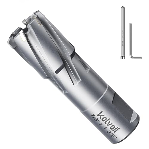 Kolvoii TCT Annular Cutter 7/8" Diameter x 1‑3/8" Depth, Mag Drill Bit