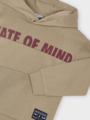 Mayoral Textured Pullover for Boys Wheat3