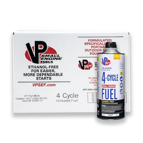 VP Racing Fuels 6205 SEF 4-Cycle Small Engine Fuel Contains No Oil Quart (8 Pack)