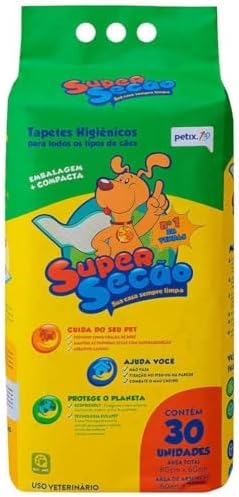 Petix Tapete Higiênico Supersecão para Cães, 30 Unidades